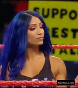 SASHA BANKS nude in WWE Monday Night RAW