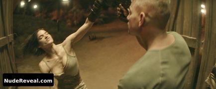 SOFIA BOUTELLA nude in Rebel Moon – Part One: A Child of Fire