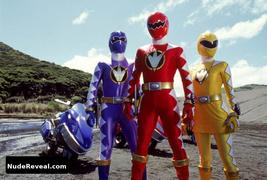 EMMA LAHANA nude in Power Rangers DinoThunder