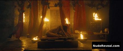 SOFIA BOUTELLA nude in The Mummy