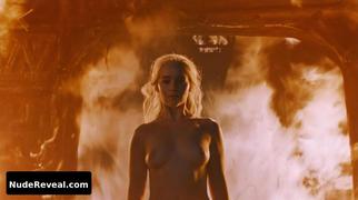 EMILIA CLARKE nude in Game of Thrones