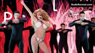 LADY GAGA nude in MTV Video Music Awards