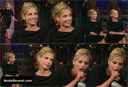 SARAH MICHELLE GELLAR nude in Late Show with David Letterman