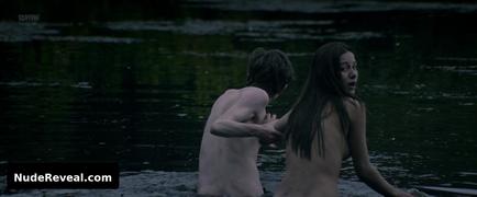 CHARLOTTE VEGA nude in The Lodgers