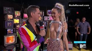 MILEY CYRUS nude in MTV Video Music Awards