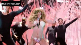 LADY GAGA nude in MTV Video Music Awards