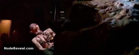 CARRIE FISHER nude in Return of the Jedi