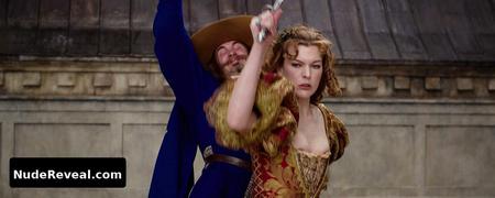 MILLA JOVOVICH nude in The Three Musketeers