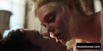ELLE FANNING nude in The Great