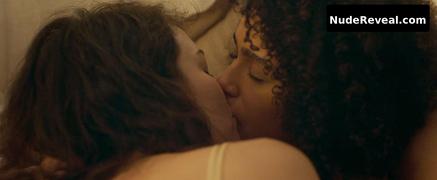 NATHALIE EMMANUEL nude in Holly Slept Over