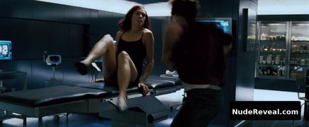 FAMKE JANSSEN nude in X-Men: The Last Stand