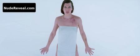 MILLA JOVOVICH nude in Resident Evil: Retribution