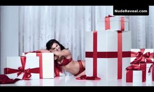 IRINA SHAYK nude in Intimissimi