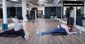 MADELAINE PETSCH nude in Madelaine Petsch Workout Routine