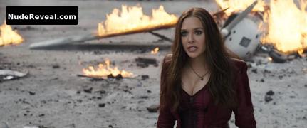ELIZABETH OLSEN nude in Avengers: Endgame