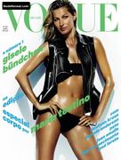 GISELE BUNDCHEN nude in Vogue Magazine