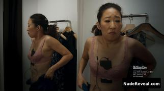SANDRA OH nude in Killing Eve