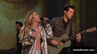 MILEY CYRUS nude in Saturday Night Live