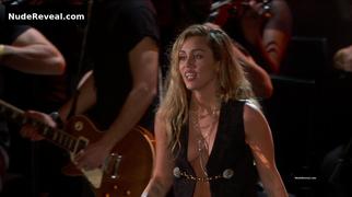 MILEY CYRUS nude in The Grammy Awards
