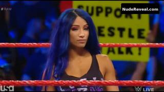 SASHA BANKS nude in WWE Monday Night RAW