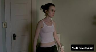 LILY COLLINS nude in To the Bone