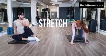 MADELAINE PETSCH nude in Madelaine Petsch Workout Routine