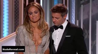 JENNIFER LOPEZ nude in The Golden Globe Awards