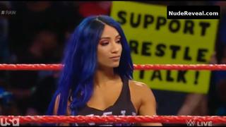 SASHA BANKS nude in WWE Monday Night RAW