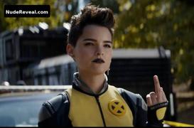 BRIANNA HILDEBRAND nude in Deadpool 2