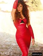 SHAKIRA nude in Vogue Magazine