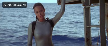 ANGELINA JOLIE nude in Lara Croft Tomb Raider: The Cradle of Life