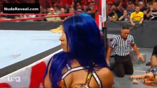 SASHA BANKS nude in WWE Monday Night RAW