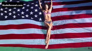 ALESSANDRA AMBROSIO nude in LOVE Advent Calendar Shoot