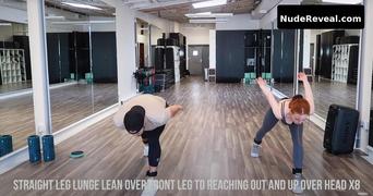 MADELAINE PETSCH nude in Madelaine Petsch Workout Routine