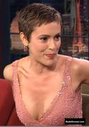 ALYSSA MILANO nude in The Tonight Show