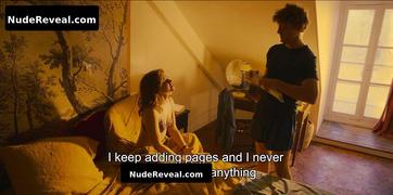 LOU DE LAAGE nude in Coup de Chance