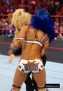 SASHA BANKS nude in WWE Monday Night RAW