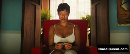 NAOMI ACKIE nude in Blink Twice