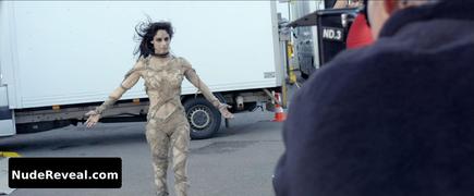 SOFIA BOUTELLA nude in The Mummy