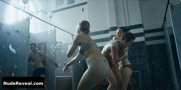 JESSICA DINNAGE nude in The Rain
