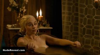 EMILIA CLARKE nude in Game of Thrones
