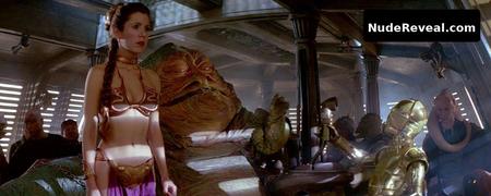 CARRIE FISHER nude in Return of the Jedi