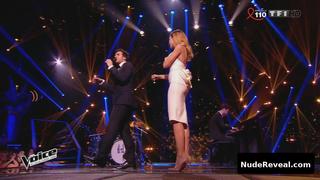 CLAIRE KEIM nude in The Voice France