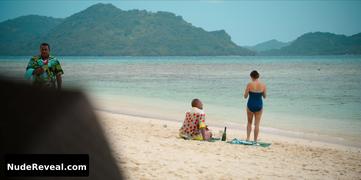 RASHIDA JONES nude in #blackAF
