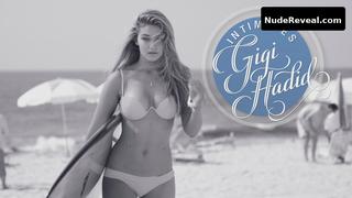 GIGI HADID nude in SPORTS ILLUSTRATED SWIMSUIT 2014