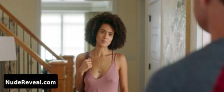 NATHALIE EMMANUEL nude in Holly Slept Over