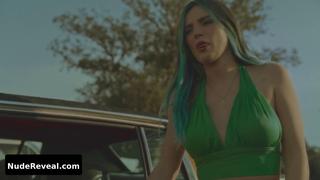 BELLA THORNE nude in Habit