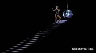 MILEY CYRUS nude in MTV Video Music Awards
