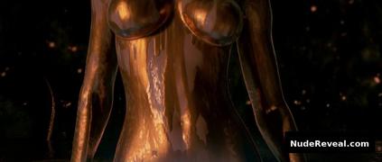 ANGELINA JOLIE nude in Beowulf