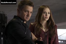 ELIZABETH OLSEN nude in Avengers: Endgame